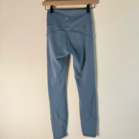 Lululemon In Movement 7/8 Tight Everlux 25" Utility Blue Size 4 W5ANXS - Picture 5 of 11